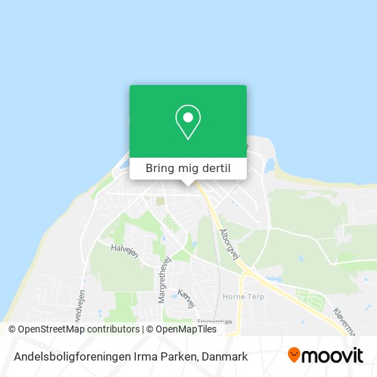 Andelsboligforeningen Irma Parken kort