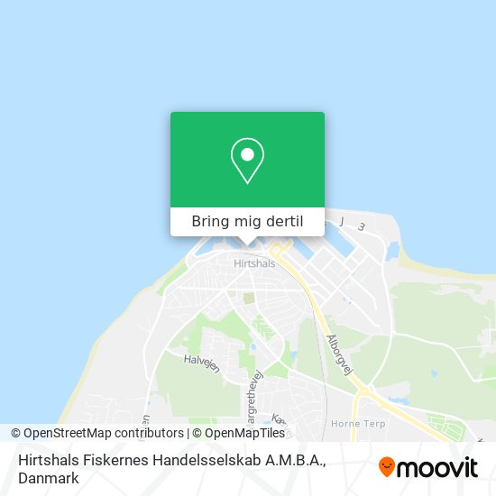 Hirtshals Fiskernes Handelsselskab A.M.B.A. kort