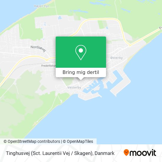 Tinghusvej (Sct. Laurentii Vej / Skagen) kort