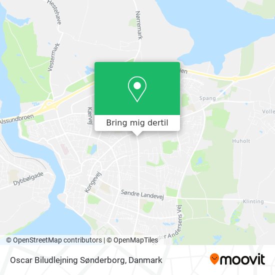 Oscar Biludlejning Sønderborg kort