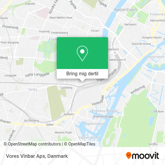 Vores Vinbar Aps kort