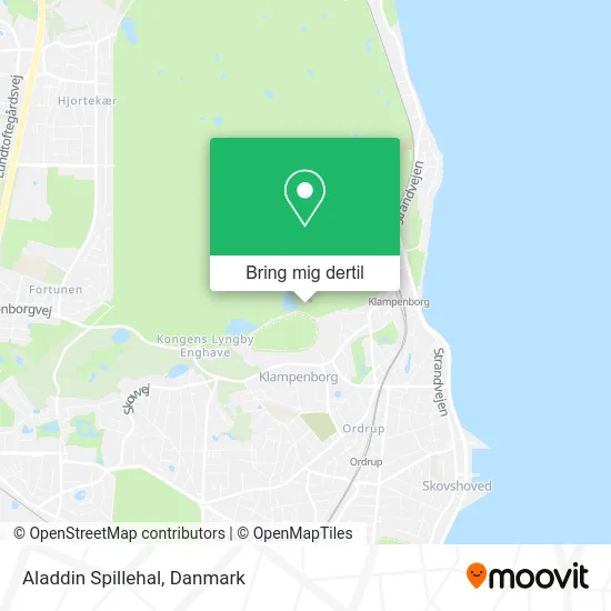 Aladdin Spillehal kort