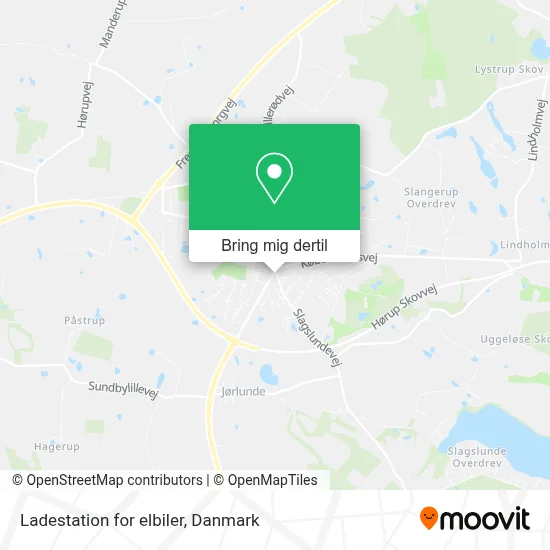 Ladestation for elbiler kort