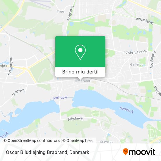 Oscar Biludlejning Brabrand kort