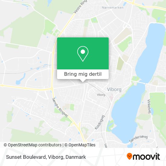 Sunset Boulevard, Viborg kort