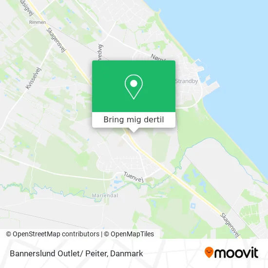 Bannerslund Outlet/ Peiter kort