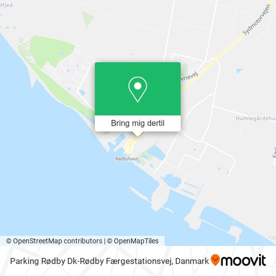 Parking Rødby Dk-Rødby Færgestationsvej kort