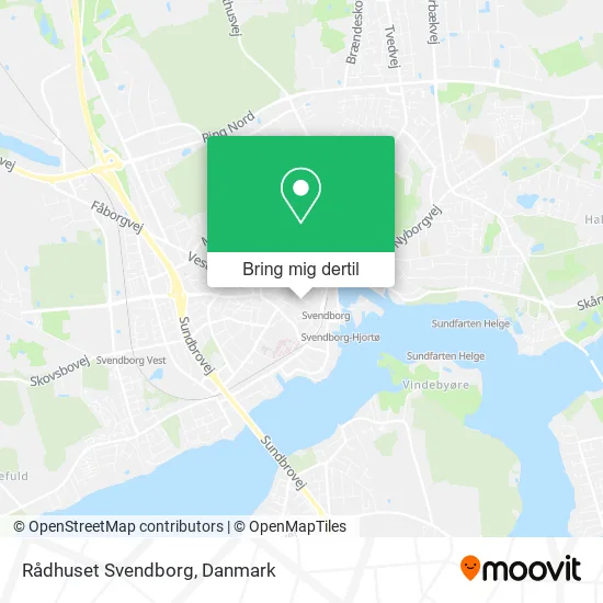 Rådhuset Svendborg kort
