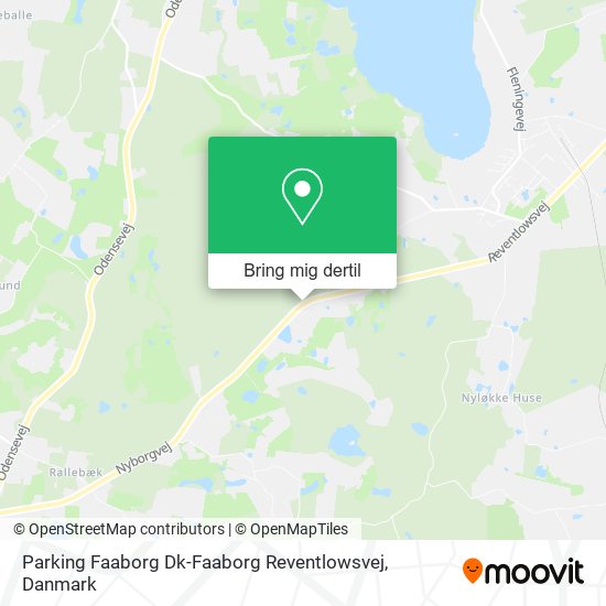 Parking Faaborg Dk-Faaborg Reventlowsvej kort