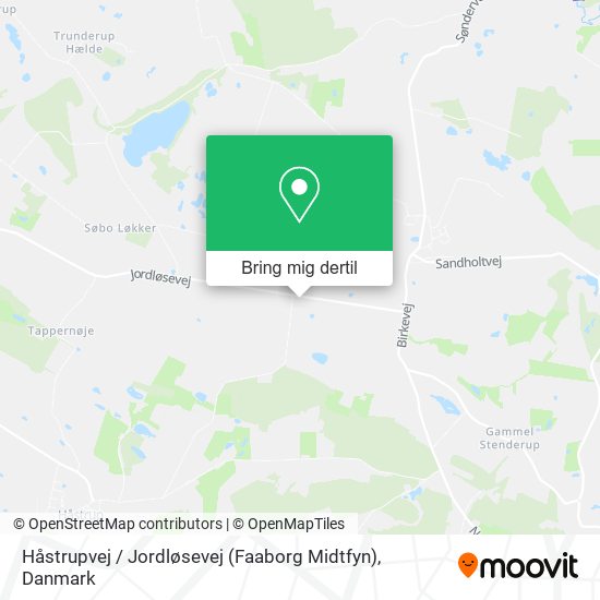 Håstrupvej / Jordløsevej (Faaborg Midtfyn) kort