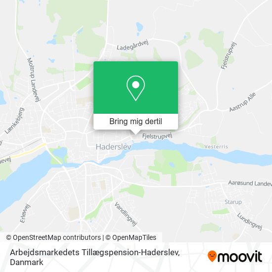 Arbejdsmarkedets Tillægspension-Haderslev kort