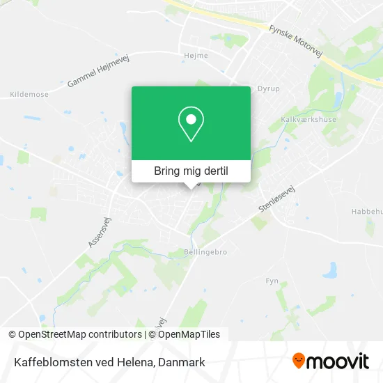 Kaffeblomsten ved Helena kort