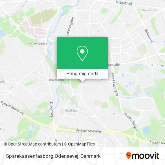 Sparekassenfaaborg Odensevej kort