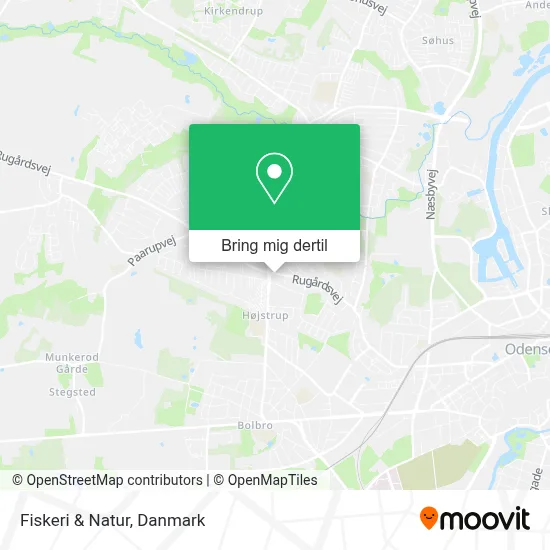 Fiskeri & Natur kort