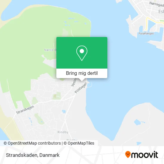 Strandskaden kort