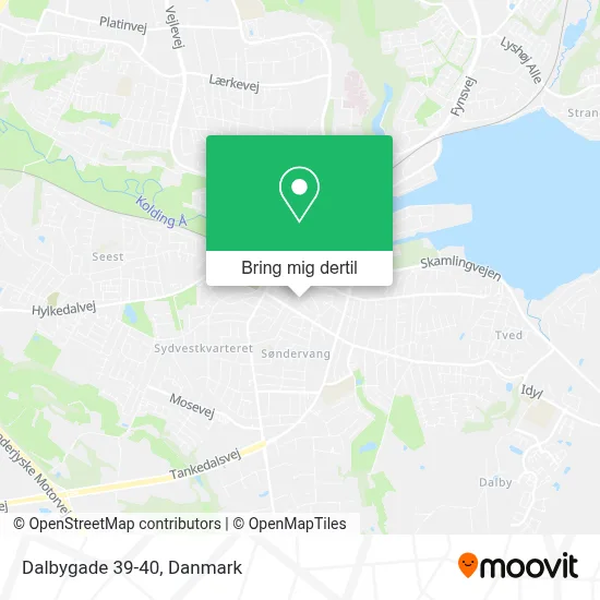 Dalbygade 39-40 kort