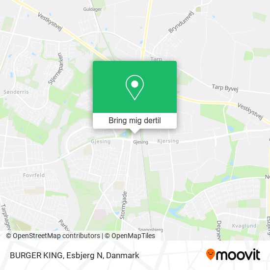 BURGER KING, Esbjerg N kort