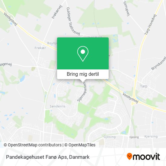 Pandekagehuset Fanø Aps kort