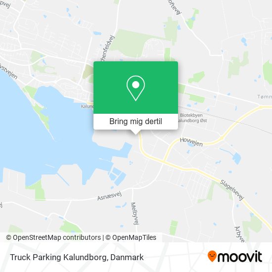Truck Parking Kalundborg kort