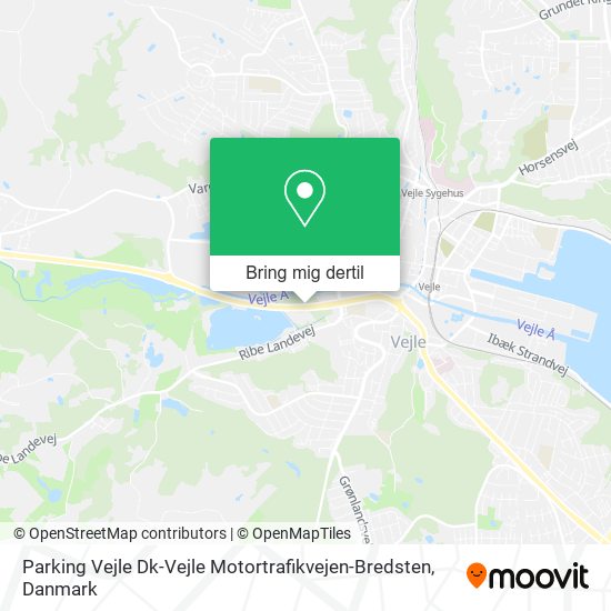 Parking Vejle Dk-Vejle Motortrafikvejen-Bredsten kort