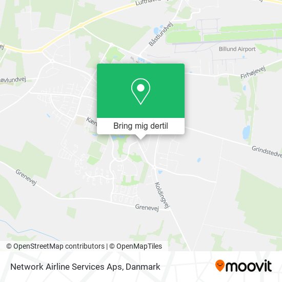 Network Airline Services Aps kort