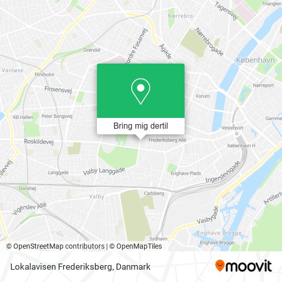 Lokalavisen Frederiksberg kort