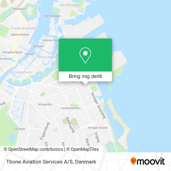 Tbone Aviation Services A/S kort