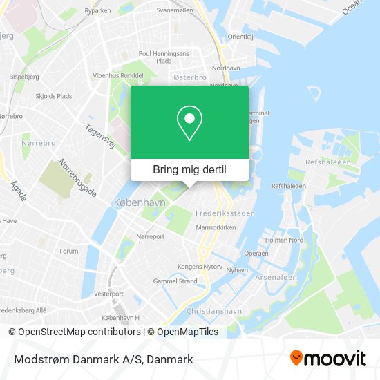 Modstrøm Danmark A/S kort