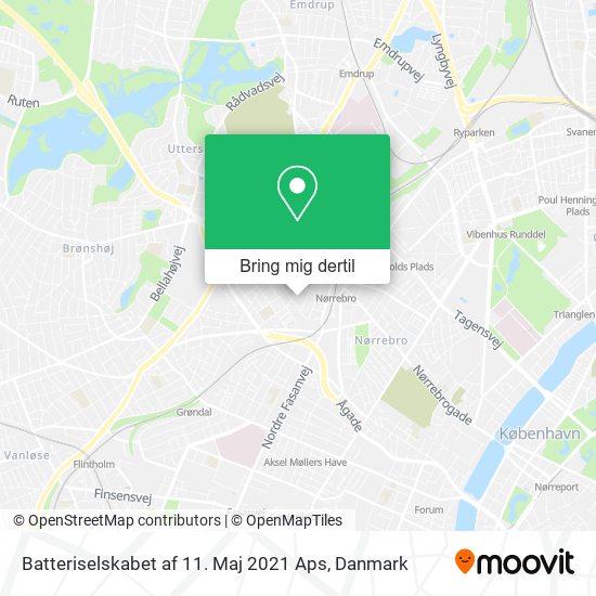 Batteriselskabet af 11. Maj 2021 Aps kort