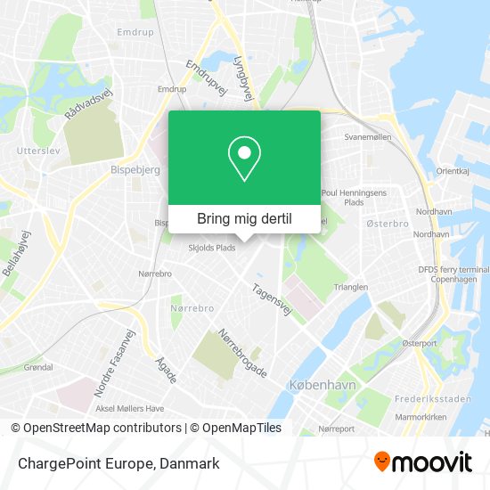 ChargePoint Europe kort