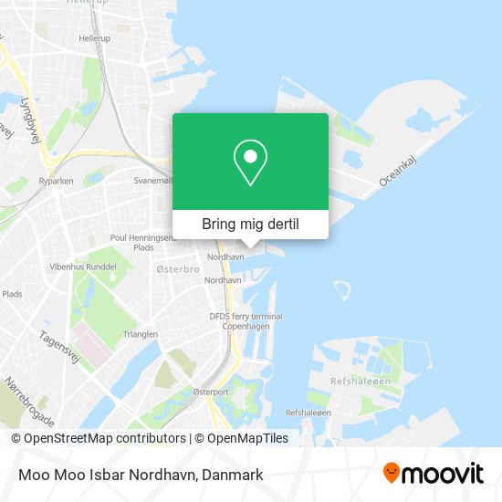 Moo Moo Isbar Nordhavn kort