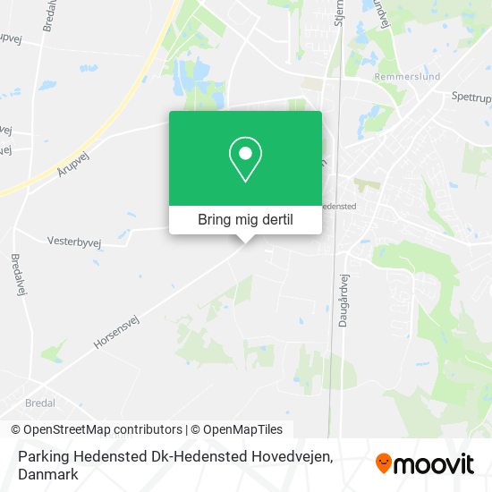 Parking Hedensted Dk-Hedensted Hovedvejen kort