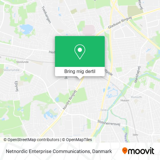 Netnordic Enterprise Communications kort