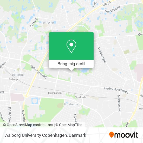 Aalborg University Copenhagen kort