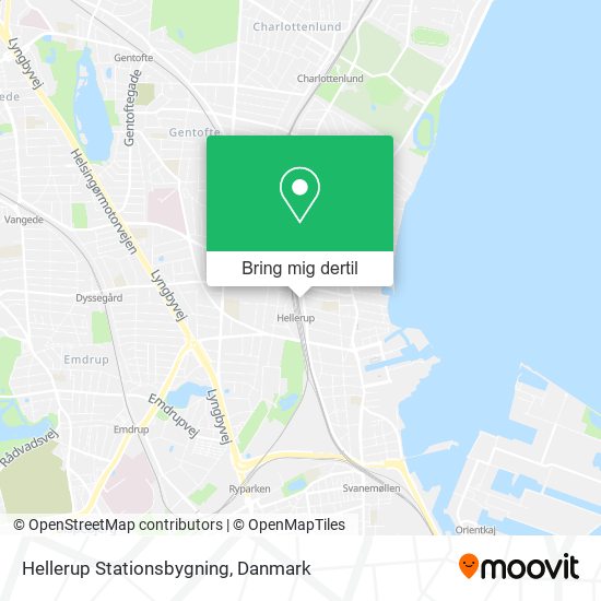 Hellerup Stationsbygning kort