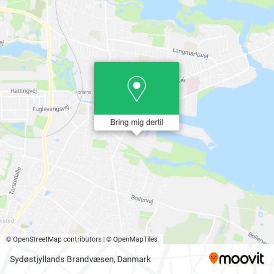 Sydøstjyllands Brandvæsen kort