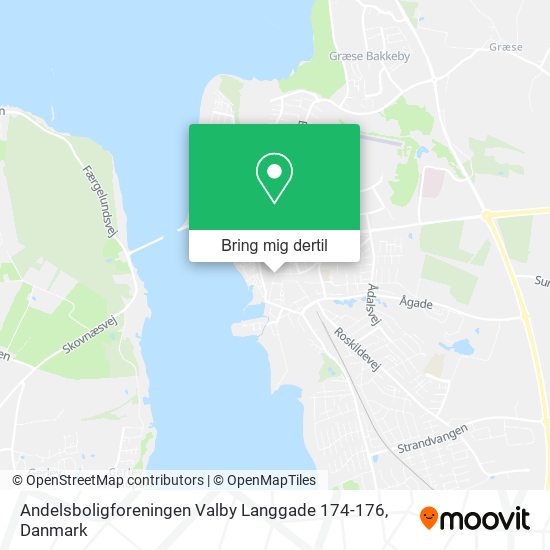 Andelsboligforeningen Valby Langgade 174-176 kort