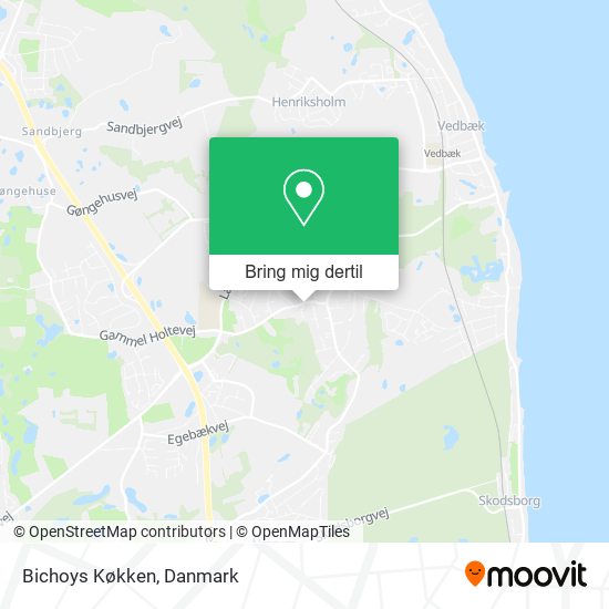Bichoys Køkken kort