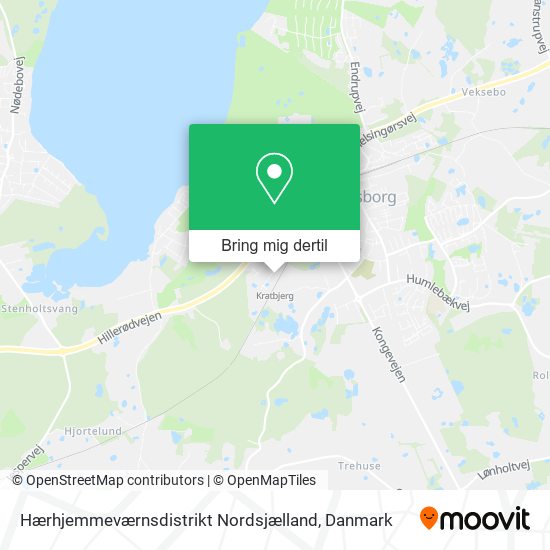 Hærhjemmeværnsdistrikt Nordsjælland kort
