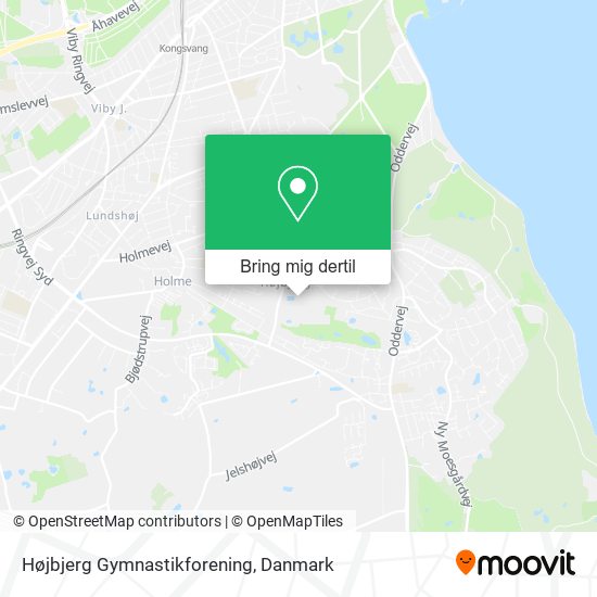 Højbjerg Gymnastikforening kort