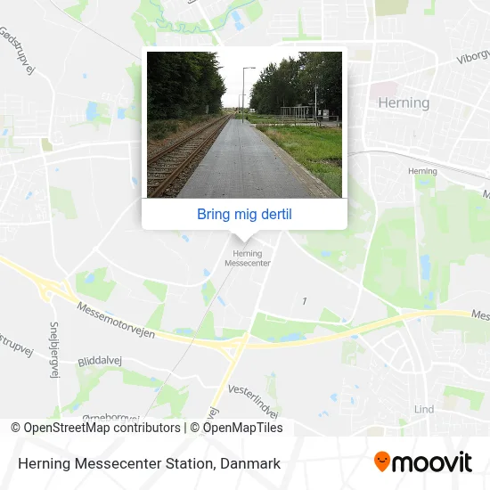 Herning Messecenter Station kort