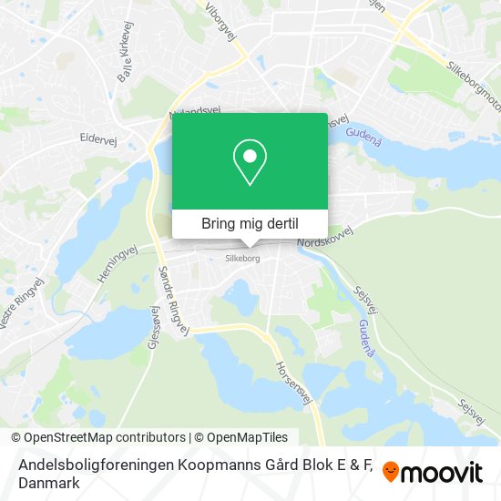 Andelsboligforeningen Koopmanns Gård Blok E & F kort