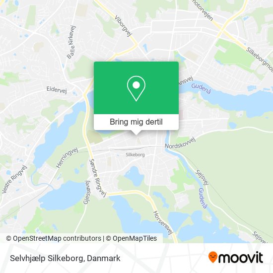 Selvhjælp Silkeborg kort