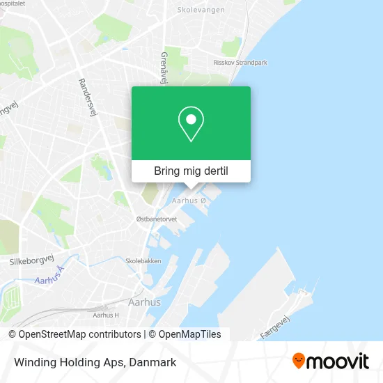 Winding Holding Aps kort