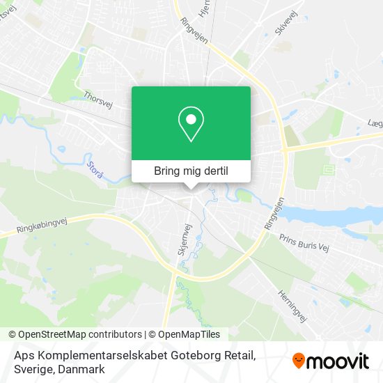 Aps Komplementarselskabet Goteborg Retail, Sverige kort