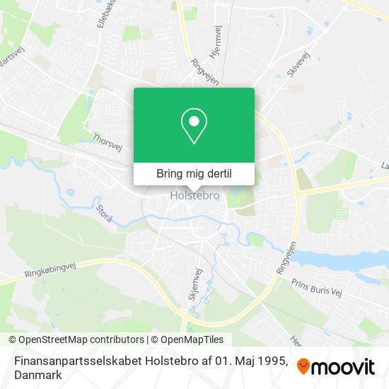 Finansanpartsselskabet Holstebro af 01. Maj 1995 kort