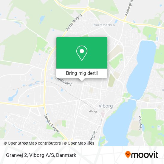 Granvej 2, Viborg A/S kort