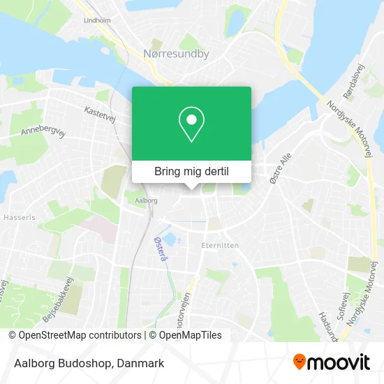 Aalborg Budoshop kort