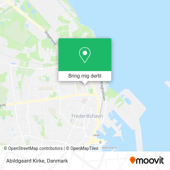 Abildgaard Kirke kort