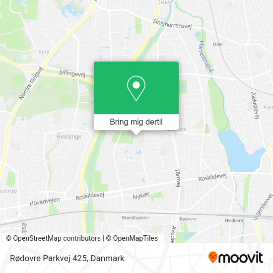 Rødovre Parkvej 425 kort